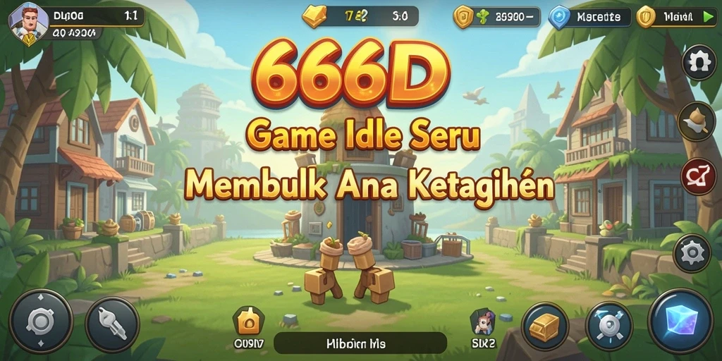 Tampilan screenshot 66D yang menunjukkan gameplay Idle yang menarik.