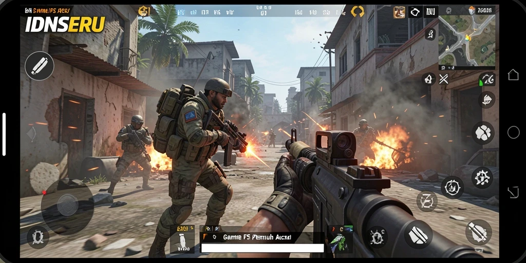 Tampilan nyata dari gameplay intens di IDNSERU.