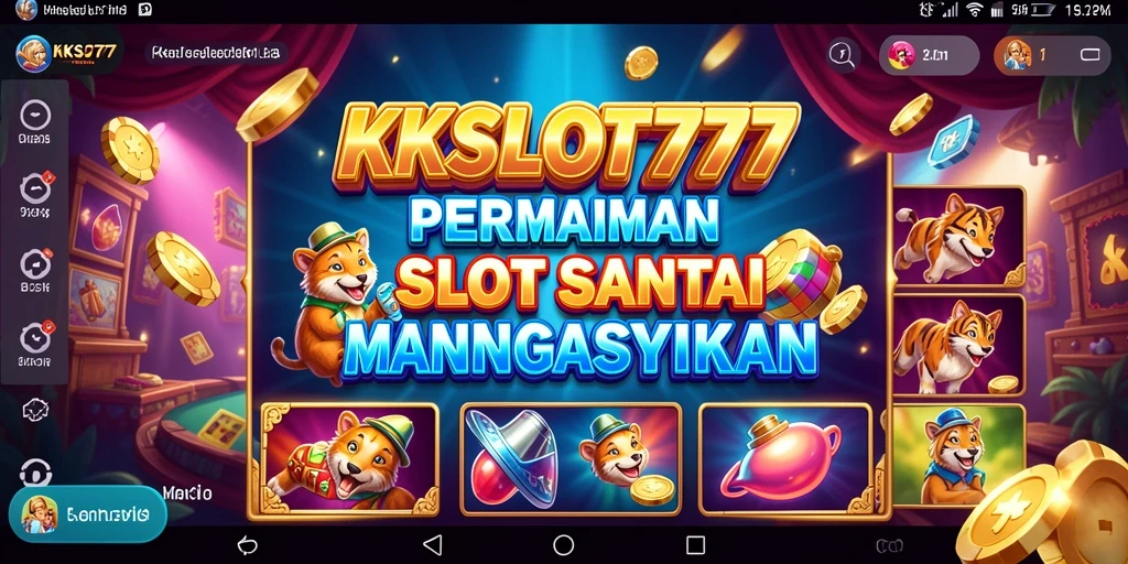 Screenshot KKSLOT777 menampilkan gameplay slot yang menarik dan menyenangkan.