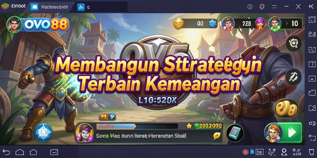 Tampilan gameplay menarik dan strategi mendalam dari OVO88.