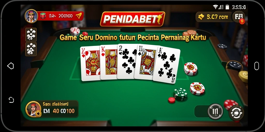 Tampilan gameplay DOMINO yang menarik di PENIDABET.