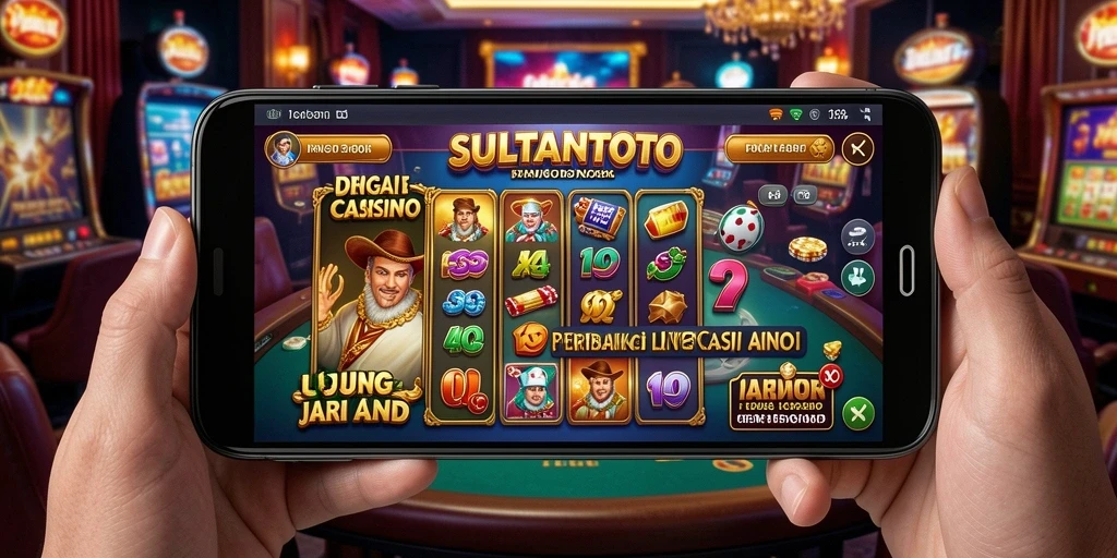 Tampilan gameplay Live Casino yang menegangkan di SULTANTOTO.