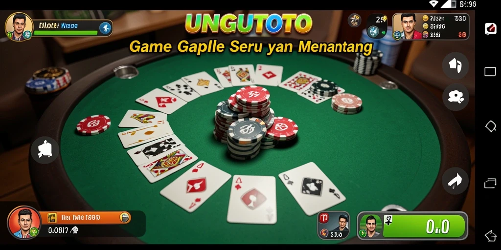 Tampilan permainan Gaple yang seru dan interaktif.