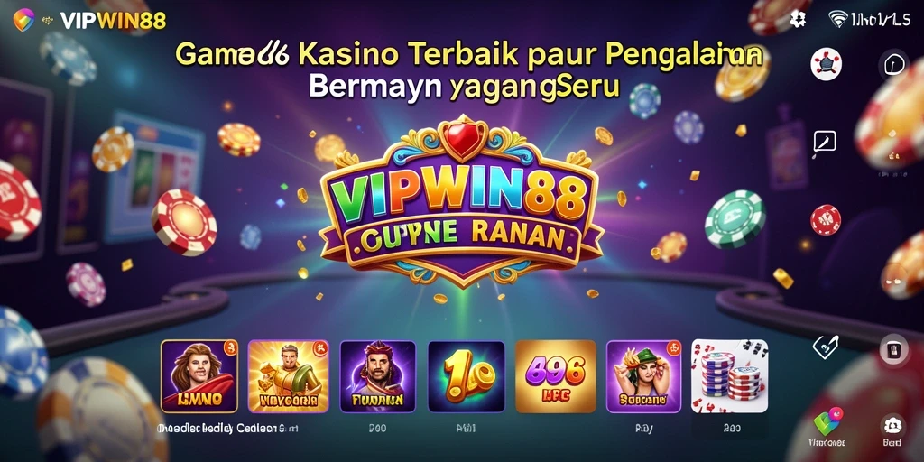 Tangkapan layar utama <strong>VIPWIN88</strong> menunjukkan permainan Kasino yang seru dan interaktif.