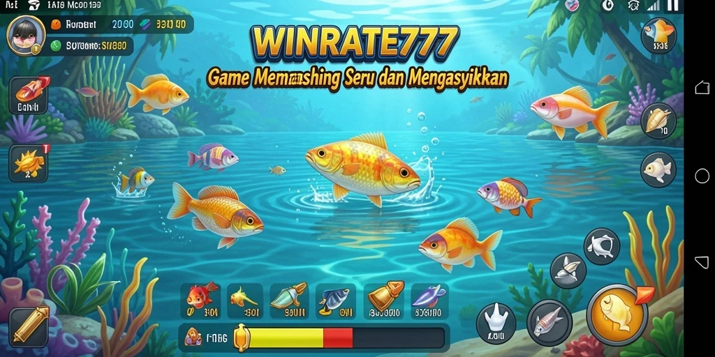 Tangkapan ikan yang memukau dalam gameplay WINRATE777.